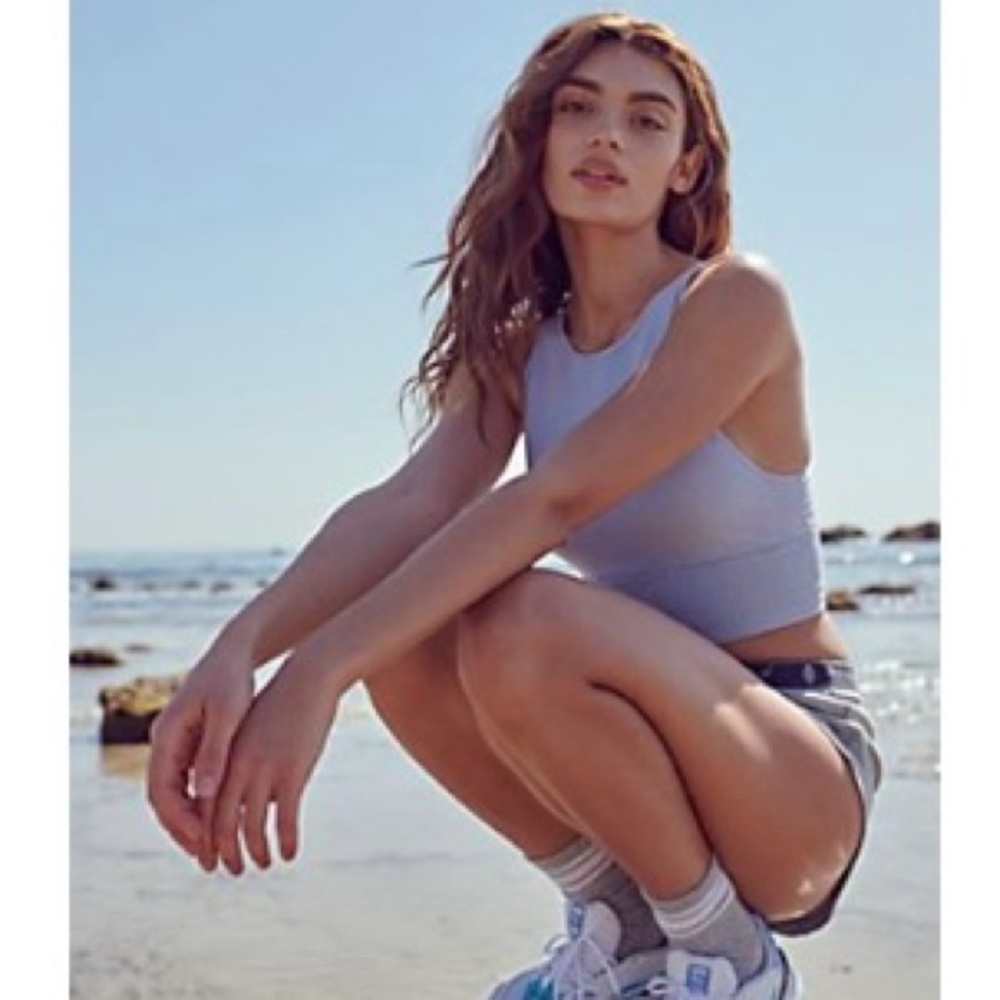 Good Karma high-neck Crop Tank